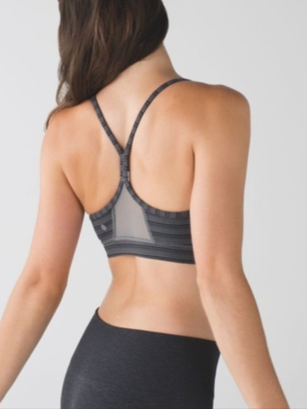 Only Bunle 💎ululemon athletica Flow Y Bra in Charcoal